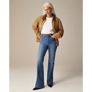 J. Crew High-Rise Bootcut Jeans 2003 Super-Stretch Willie Carter Wash 27 NWOT